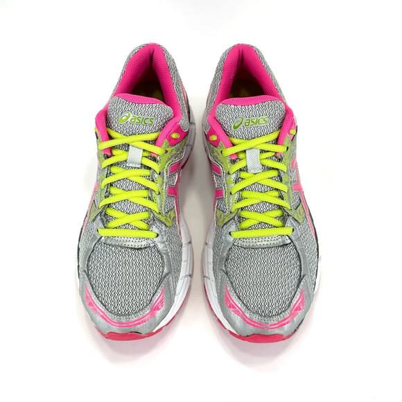 Asics Gel-Excite 3 Women Running Shoes/Sneakers Sz 9 Gray Pink Yellow Athleisure - Picture 9 of 13